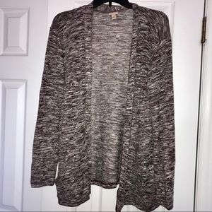 Burgundy Knit Cardigan w Pockets